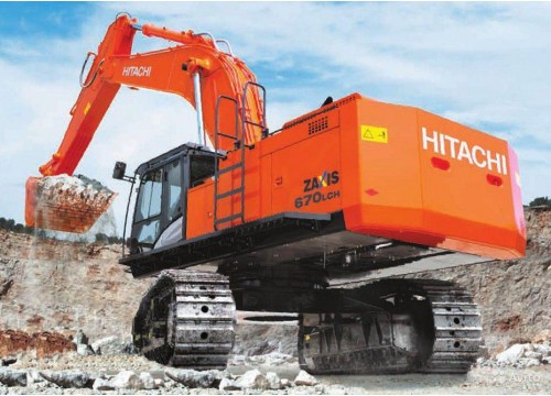 Гусеничный экскаватор Hitachi ZX670LC-5G