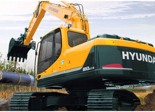 Гусеничный экскаватор Hyundai r 180lc 9s