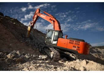 Гусеничный экскаватор Hitachi zx 350 с длинной стрелой