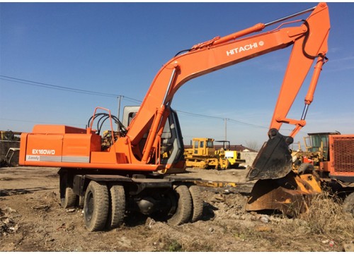 Колесный экскаватор Hitachi ex 160w